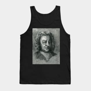 Johann Sebastian Bach - charcoal portrait Tank Top